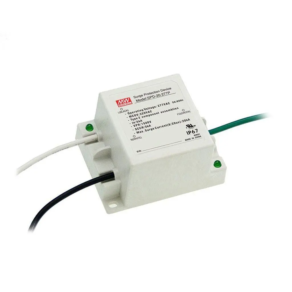 Produktfoto 1 von MEAN WELL, Überspannungsschutz, 1500 V 20 kA SPD-20-240P SPD-20