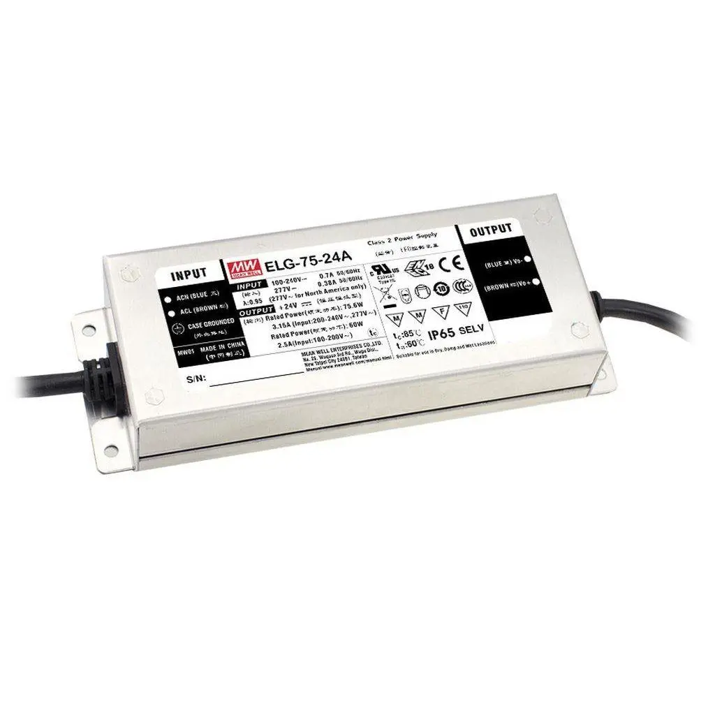 Produktfoto 1 von MEAN WELL LED-Treiber 142 → 431 V Gleichstrom LED-Treiber, Ausgang 48V / 1.6A Konstantstrom/Konstantspannung