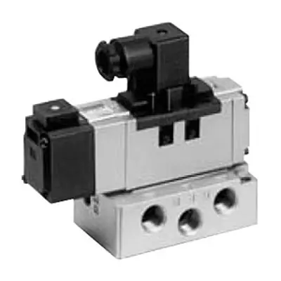 Produktfoto 1 von SMC VP7 Magnetventil, Elektromagnet-betätigt 24V dc