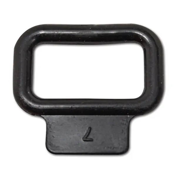 Produktfoto 1 von HellermannTyton Kabelhalter Schraubbefestigung Polyvinylchlorid Schwarz 15.5mm x 25 mm x 48 mm