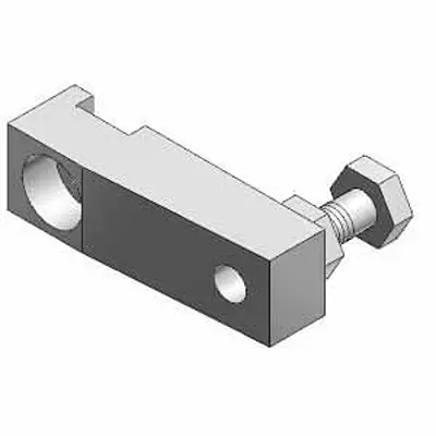 Produktfoto 1 von SMC Halterung zur Verwendung mit Drehklemmenzylinder 12 mm