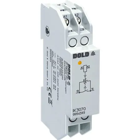Produktfoto 1 von Dold IK 3070/200 Überwachungsrelais, SPST 16 A 10A - 100A, DIN-Hutschiene, 24 V dc, 24V ac