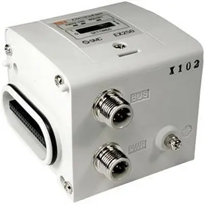 Produktfoto 1 von SMC EX250 Pneumatik Logikelement, Drehbare schwere Serie mit O-Ring 45° Winkel