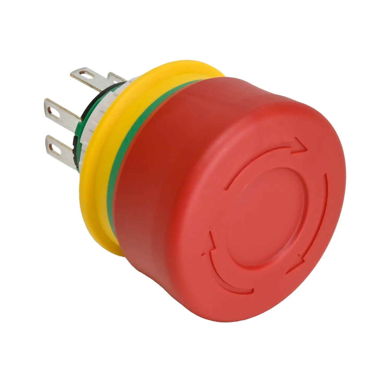 Produktfoto 1 von Idec XA1E Not-Aus-Drucktaster, Panel, Ø 16 mm, DPST, Rot IP69K, IP65, IP40, 11.5 mm, x 34.1 mm, Drehrückstellung mit