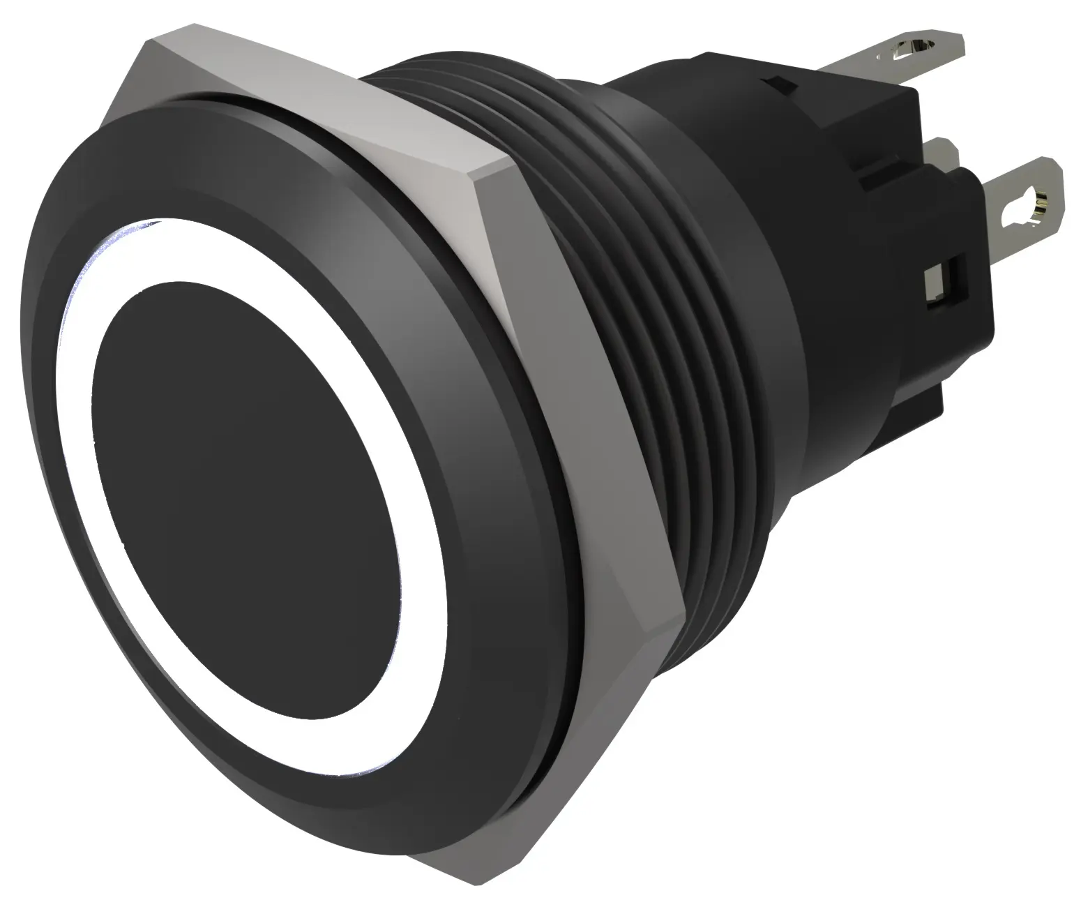 Produktfoto 1 von EAO 82 Druckschalter Weiß Beleuchtet Tastend Ø 22 mm, SPST, IP65, IP40