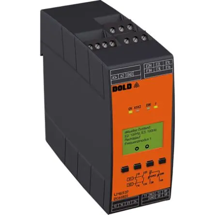 Produktfoto 1 von Dold UH6937 Überwachungsrelais 3-phasig, DIN-Hutschiene, 24 V dc, 230V ac