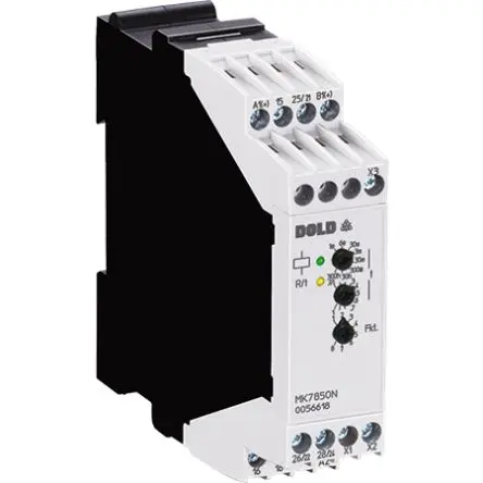 Produktfoto 1 von Dold MK 7850N Überwachungsrelais, 2-poliger Umschalter 3mA - 5mA, DIN-Hutschiene, 12 to 240 V dc, 12V ac, 240 V ac