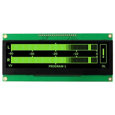 Produktfoto 1 von NEWHAVEN DISPLAY INTERNATIONAL 5.5 Zoll Grün OLED-Display 256 x 64 Pixel, 136.9 x 35.1 mm Passiv-Matrix Leiterplatte