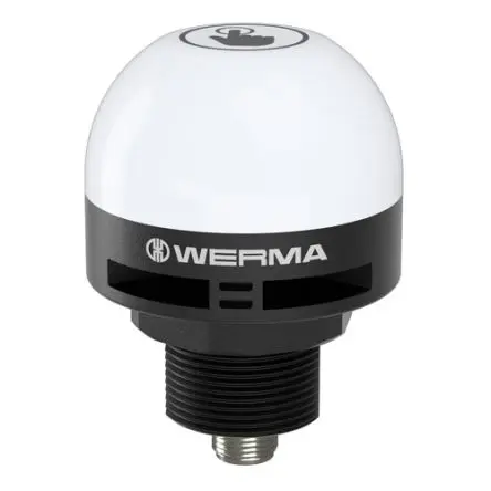 Werma MC55 LED, Filament/Warnsummer-Licht Beacon-Sounder-Kombination 24V Mehrfarbig IP69K, IP65 Eingebaut / 85 dB 85 dB