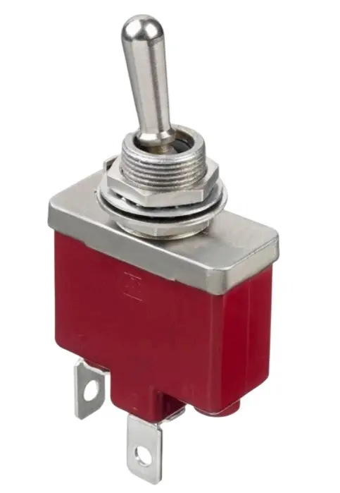 Produktfoto 1 von APEM Panel Kippschalter SPST, Tastend-Aus-Tastend, 28 V dc, 250 V ac, 15A, IP67, Schraube