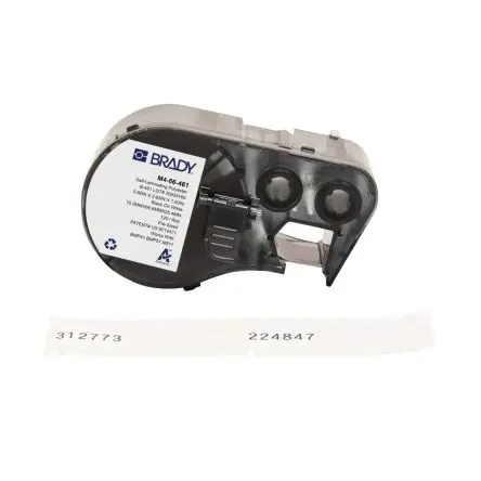 Produktfoto 1 von Brady Beschriftungsetiketten Schwarz für BMP51, BMP41, M410, M510, BMP53, M511 auf Weiß 0.6 Zoll 2.625 Zoll 0.6 Zoll