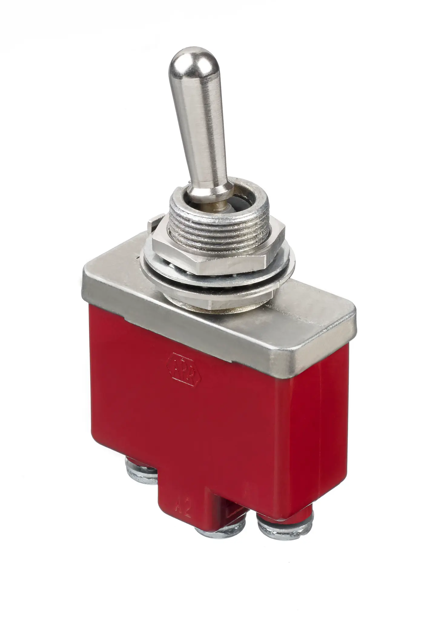 Produktfoto 1 von APEM Panel Kippschalter SPST, Ein-Ein, 28 V dc, 250 V ac, 15A, IP67, Schraube