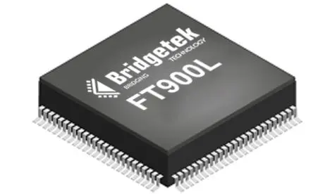 Produktfoto 1 von Bridgetek Mikrocontroller FT900 FT32 32 bit Oberfläche 256kB Flash LQFP 100-Pin 100 MHz