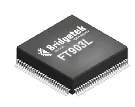 Produktfoto 1 von Bridgetek Mikrocontroller FT903 FT32 32 bit Oberfläche 256kB Flash LQFP 100-Pin 100 MHz