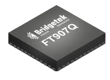 Produktfoto 1 von Bridgetek Mikrocontroller FT907 FT32 32 bit Oberfläche 256kB Flash QFN 76-Pin 100 MHz