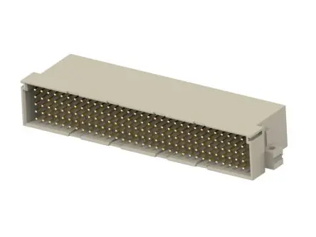 Fischer DIN 41612 Stecker gewinkelt, 160-polig / 5-reihig, Raster 2.54 mm Raster Platine Stecker