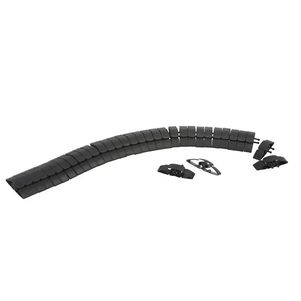 Produktfoto 1 von Schneider Electric INS61 Schwarz, 90 mm x 24 mm Kunststoff, Länge 1000 mm