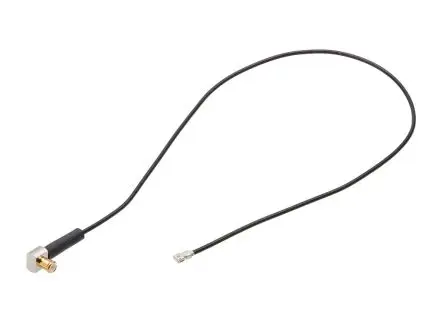 Produktfoto 1 von Molex 73230 Koaxialkabel, konfektioniert Stecker, 50 Ω Stecker, 305.8 mm, Rechtwinklig