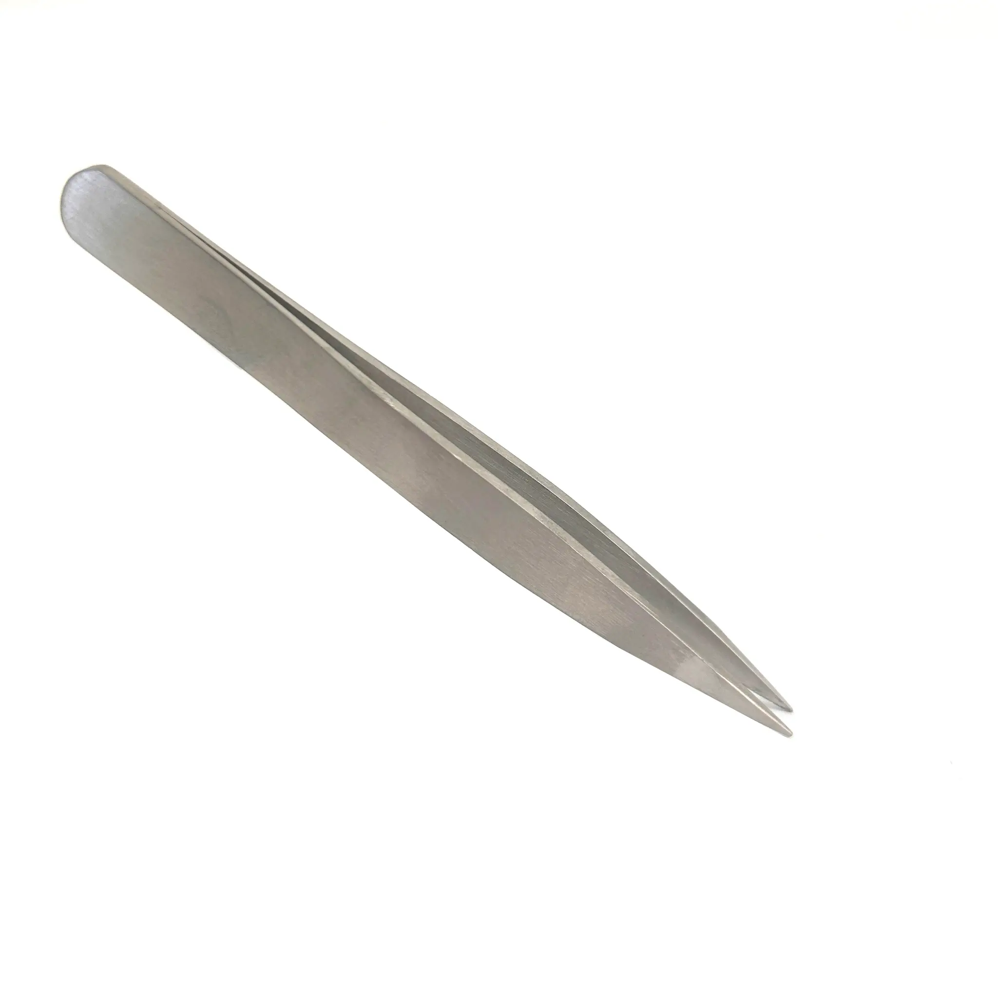 Produktfoto 1 von RS PRO Austenitstahl Pinzette, 105 mm Gerade, Spitze Flach Antimagnetisch 1-teilig
