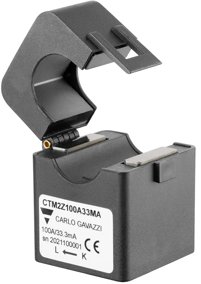Produktfoto 1 von Carlo Gavazzi CTM Stromsensor, Kabeldurchgang, 100/33.33A 100A, Leitermaß 16mm