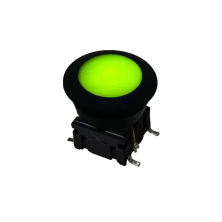 Produktfoto 1 von MEC IP67 Taster SPST, Lötanschluss 50mA Silikonpolymer Schwarz, Weiß Oberfläche