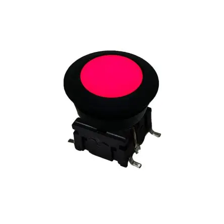 Produktfoto 1 von MEC IP67 Taster SPST, Lötanschluss 50mA Silikonpolymer Schwarz, Weiß Oberfläche