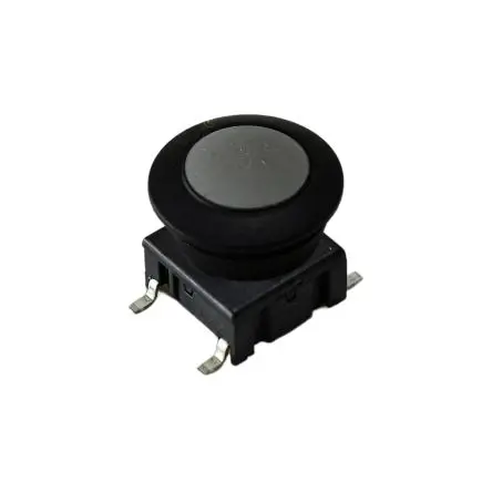 Produktfoto 1 von MEC IP67 Taster SPST, Lötanschluss 50mA Silikonpolymer 12 mm Schwarz, Grau Oberfläche