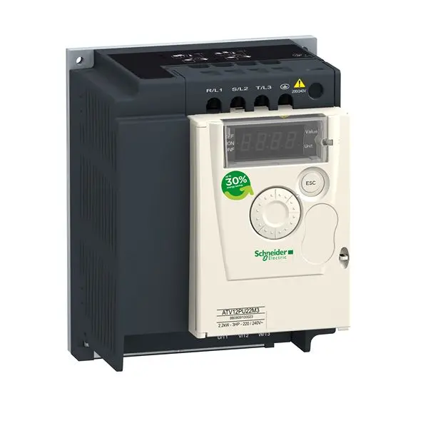 Produktfoto 1 von Schneider Electric Altivar 12 3-Phasen Antrieb mit regelbarer Drehzahl 2.2 kW 240V 10 A 400Hz