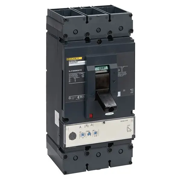 Produktfoto 1 von Schneider Electric PowerPact PowerPact Elektronischer Schutzschalter 240V, 600A DIN-Hutschiene 100 kA, Typ C L. 340 mm x