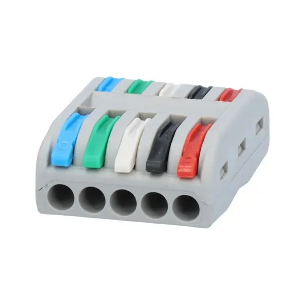 Produktfoto 1 von NEMIQ LC Beleuchtungssteckverbinder Buchse, Beleuchtungssteckverbinder 32A, Kontakte: 5, Anz.Ausl. 10, 0.08mm², 4 mm²