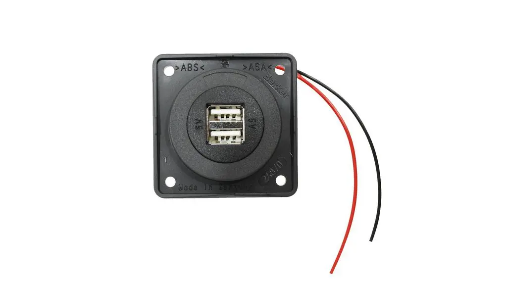 Produktfoto 1 von Berker 926 Steckdose USB Typ A Schwarz / 5 A