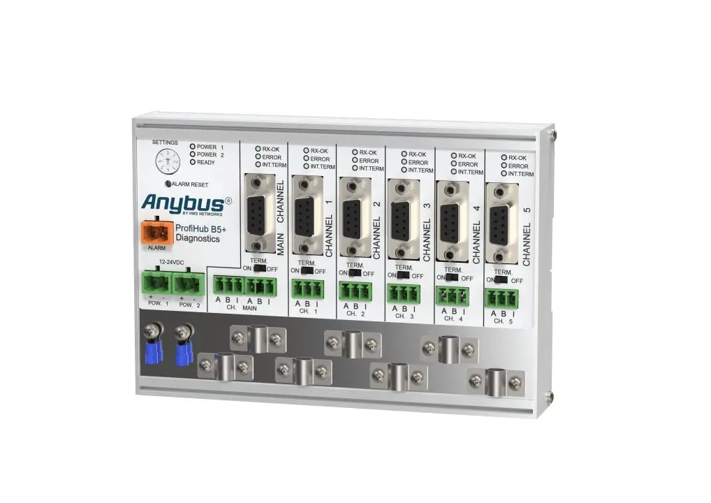 Produktfoto 1 von Anybus ProfiHub B5+ Industrie-Schnittstellenkonverter