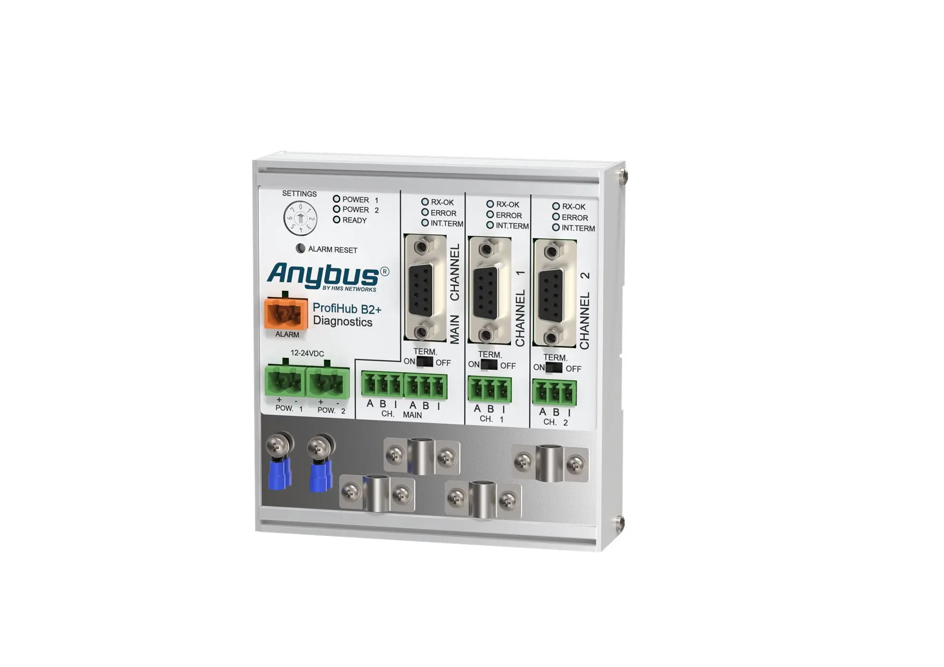 Produktfoto 1 von Anybus ProfiHub B2+ Industrie-Schnittstellenkonverter