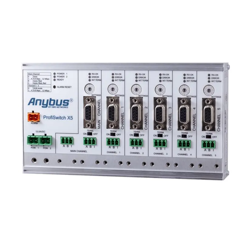 Produktfoto 1 von Anybus ProfiSwitch X5 Industrie-Schnittstellenkonverter