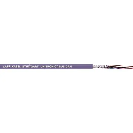 Produktfoto 1 von Lapp UNITRONIC BUS Buskabel, 2-paarig 0.75 mm² Ø 11.8 mm Polyvinylchlorid isoliert Violett