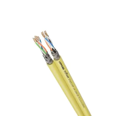 Produktfoto 1 von Lapp ETHERLINE Cat7a Kabel, Gelb Abgeschirmt Geschirmt, Raucharm halogenfrei