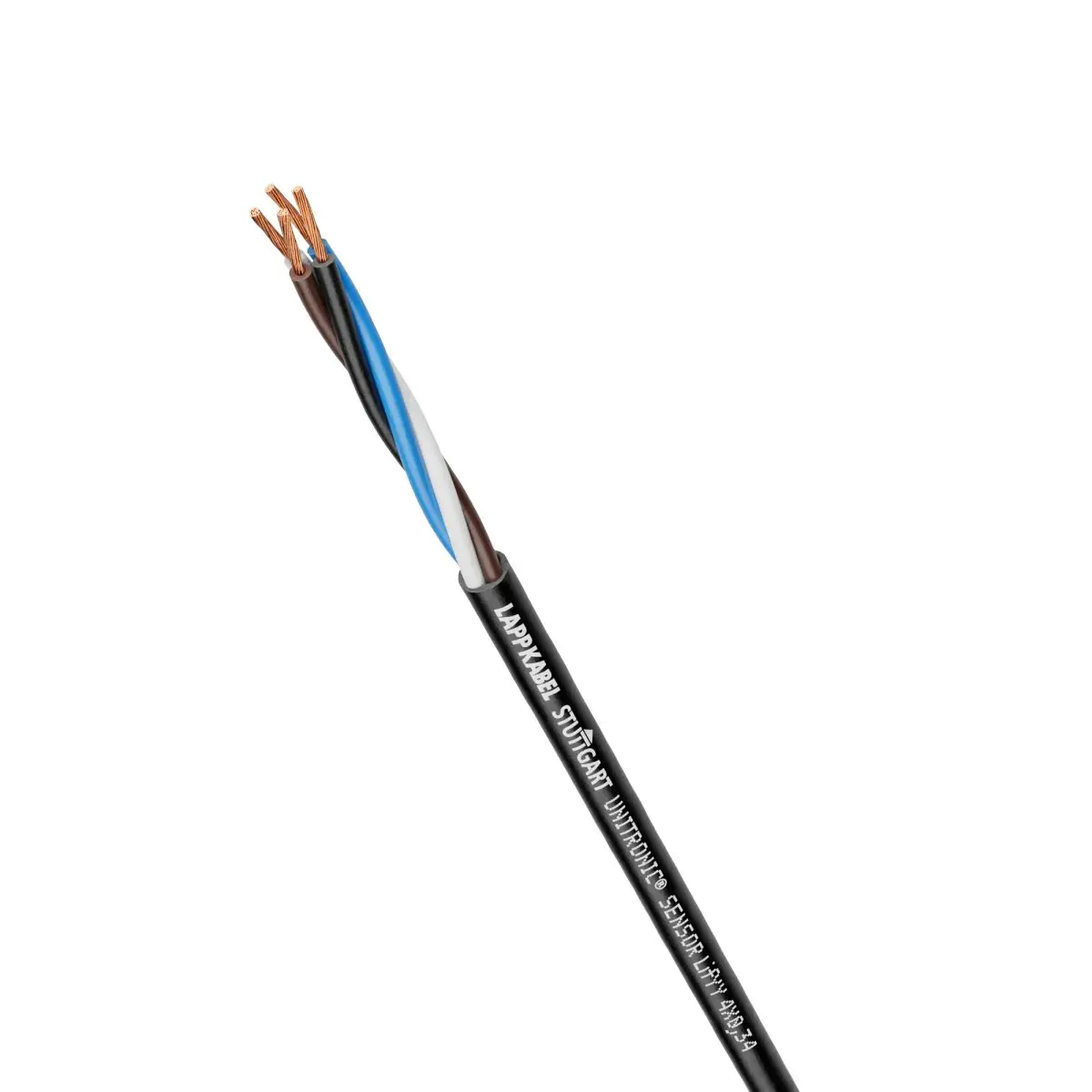 Produktfoto 1 von Lapp Unitronic Sensor-Betätigungselementkabel, Nicht abgeschlossen Stecker, Länge 100 m