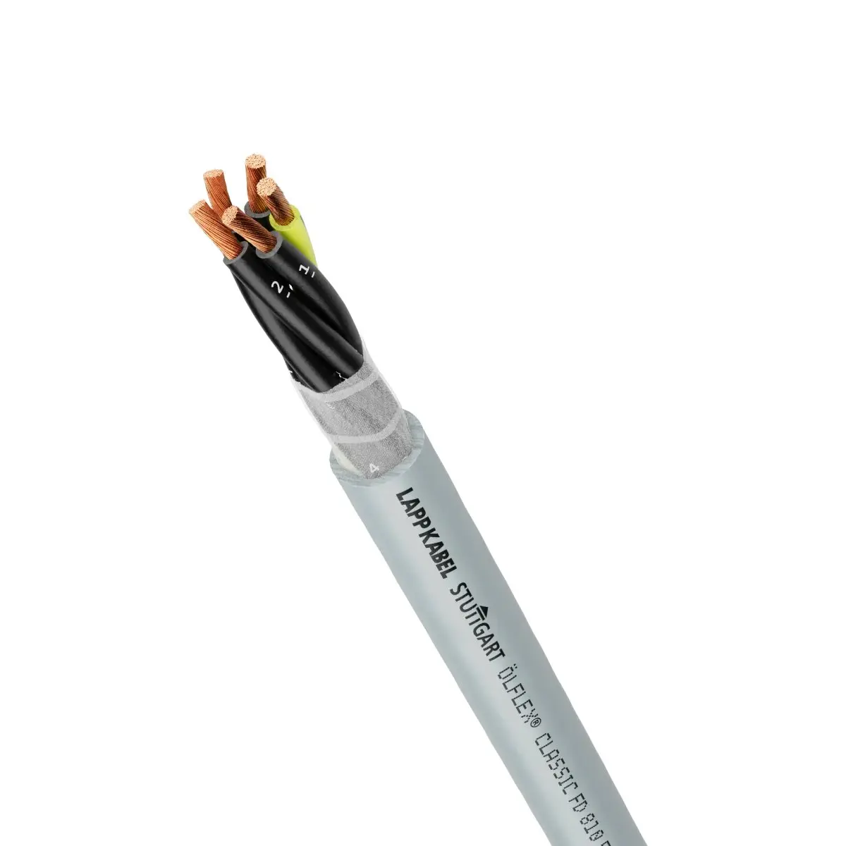 Produktfoto 1 von Lapp ÖLFLEX CLASSIC FD Steuerkabel, 3-adrig x 1 mm² 18 AWG Ungeschirmt Grau, 100 m, Nylon