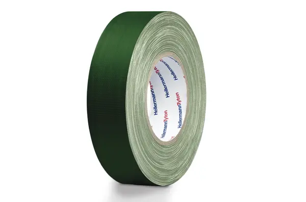 Produktfoto 1 von HellermannTyton HellermannTyton Baumwolle Isolierband Grün,  Stärke  0.31 mm x 19 mm x 50 m, -30 °C bis 80 °C