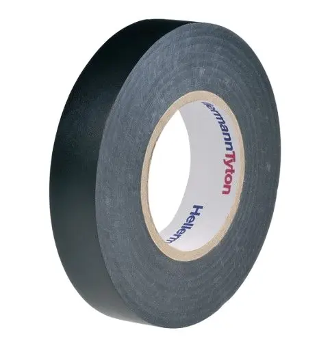 HellermannTyton HellermannTyton Polyvinylchlorid Isolierband Schwarz,  Stärke  0.15 mm x 15 mm x 25 m, -10 °C bis 90 °C