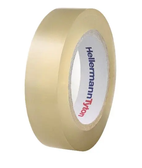 Produktfoto 1 von HellermannTyton HellermannTyton Polyvinylchlorid Isolierband Klar,  Stärke  0.15 mm x 15 mm x 10 m, -10 °C bis 90 °C
