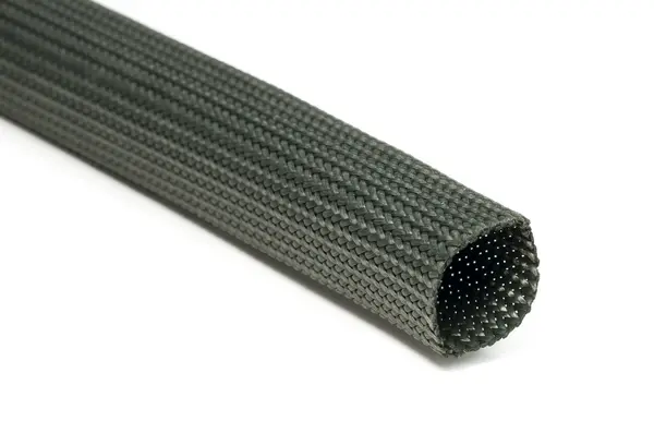Produktfoto 1 von HellermannTyton HEGMANWO-04 Kabelschlauch Grün PMPI, Länge 100m Umflochten Dehnbar