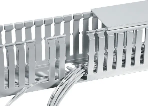 Produktfoto 1 von HellermannTyton HTWD-HF Grau, 100 mm x 2000 mm ABS, Länge 2 m