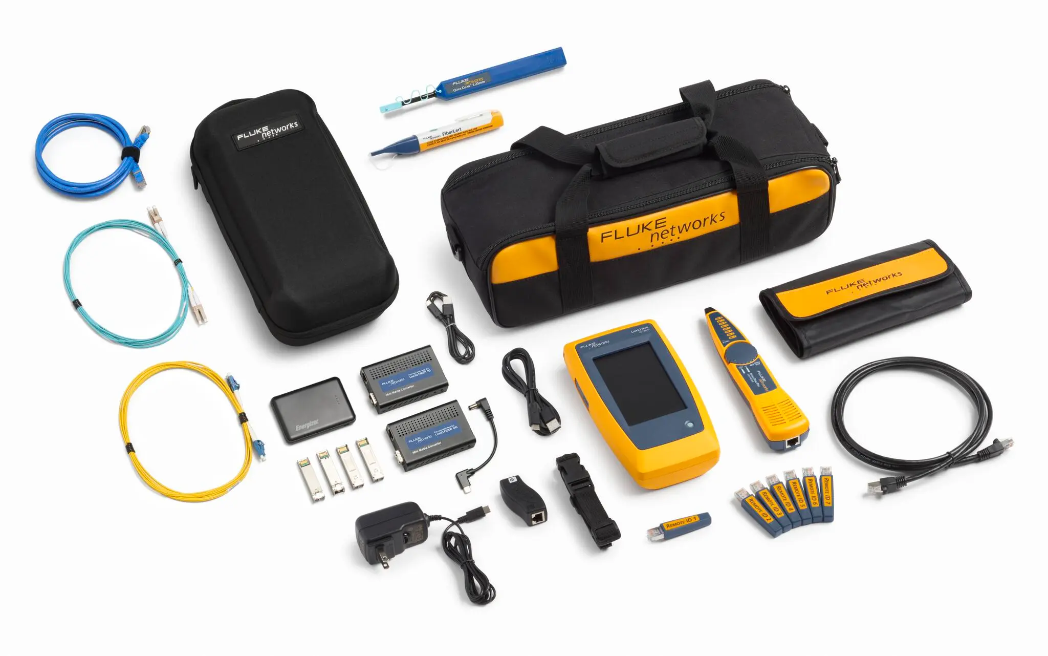 Fluke LinkIQ DUO Cable+Wi-Fi+Network Kabelfinder Tonsignal, Netzwerk Prüfgerät, USB, Interne Antenne, LC-Faser, RJ45