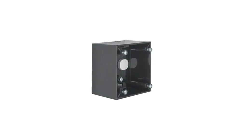 Produktfoto 1 von Berker Integro Einbaubox Anthrazit, 1-fach, Kunststoff, 59.5 mm, 41 mm Wand, 41 mm, Anthrazit