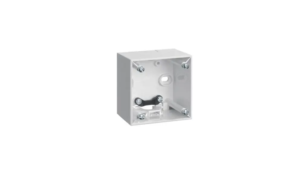 Produktfoto 1 von Berker Integro Einbaubox Weiß, 1-fach, Kunststoff, 59.5 mm, 41 mm Wand, 41 mm, Weiß