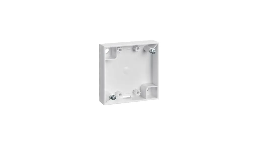 Produktfoto 1 von Berker Integro Einbaubox Weiß, 1-fach, Kunststoff, 59.5 mm, 16 mm Wand, 16 mm, Weiß