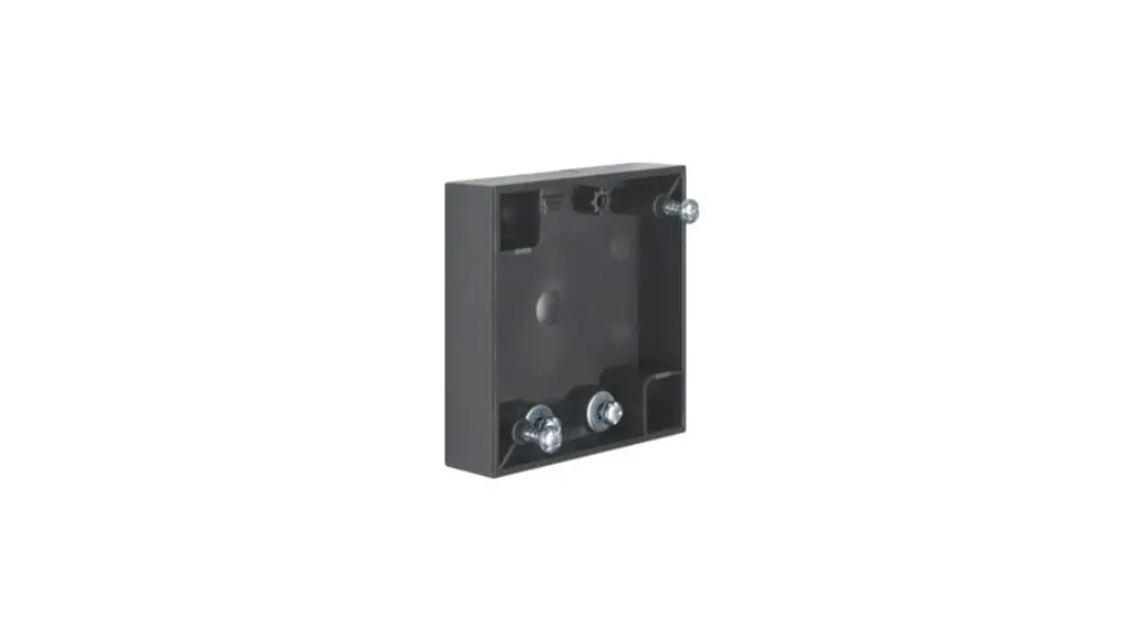 Produktfoto 1 von Berker Integro Einbaubox Anthrazit, 1-fach, Kunststoff, 59.5 mm, 16 mm Wand, 16 mm, Anthrazit