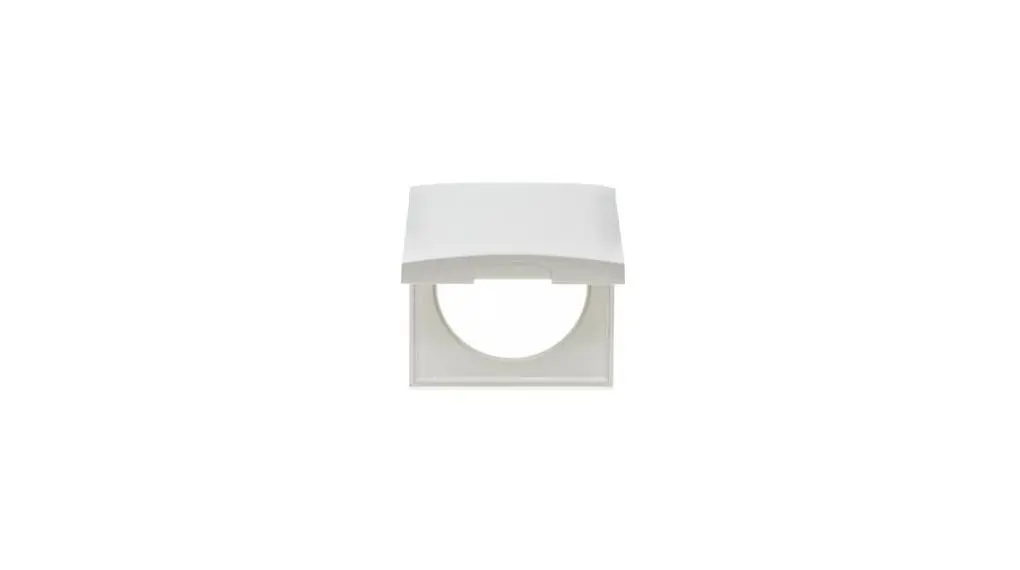 Produktfoto 1 von Berker Rahmen Weiß Kunststoff 1 Ausbrüche H. 59.5 mm B. 59.5 mm