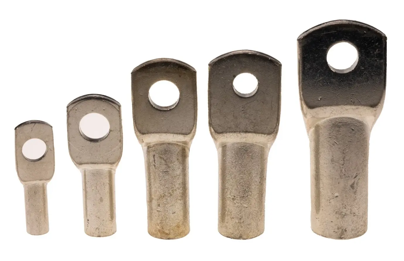 Produktfoto 1 von RS PRO KS Ring-Rohrkabelschuh, Unisoliert, Braun, aussen ø 8.5 mm, innen ø 5.5 mm, 8.5 mm